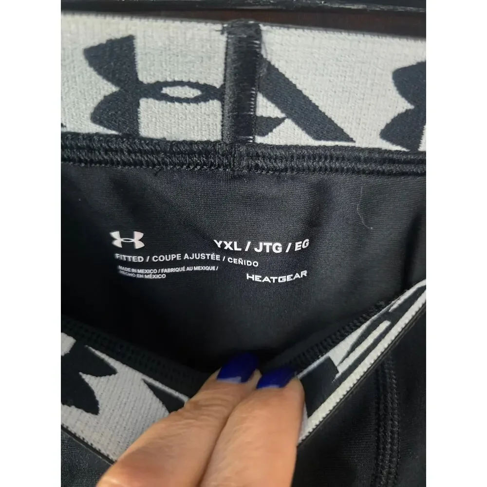 NWT Under Armour Heat Gear Fitted Pants - YXL